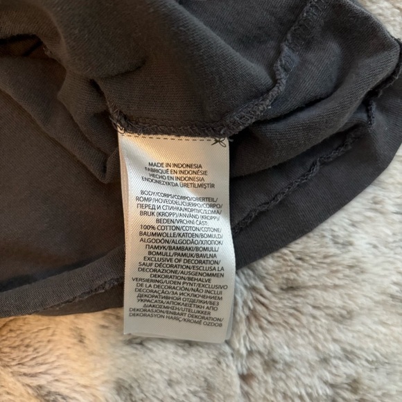 Polo by Ralph Lauren Gray Short Sleeve T-Shirt Tee Men Size L - Picture 6 of 6